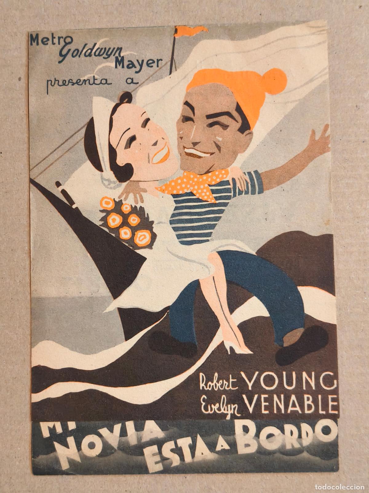 Cine: MI NOVIA EST&Aacute; A BORDO PROGRAMA DE CINE 1938