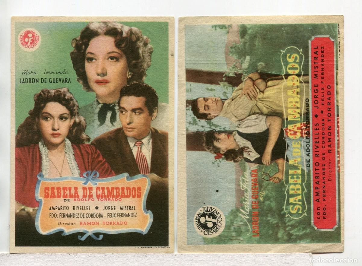 Cine: SABELA DE CAMBADOS, con Jorge Mistral.