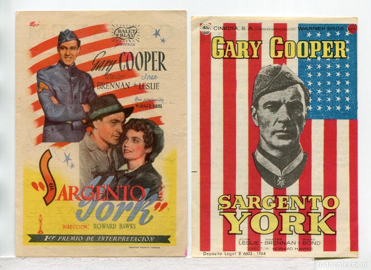 Cine: SARGENTO YORK, con Gary Cooper.