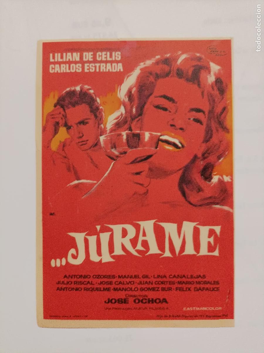 Cine: J&Uacute;RAME. LILIAN DE CELIS, CARLOS ESTRADA, ANTONIO OZORES. BUEN ESTADO. S/P.