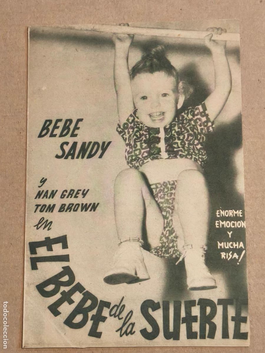 Cine: EL BEB&Eacute; CON SUERTE PROGRAMA DE CINE ARGENTINO