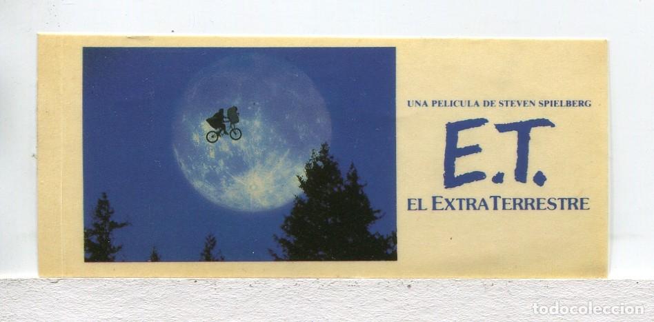 Cine: E.T. EL EXTRATERRESTRE. PEGATINA.