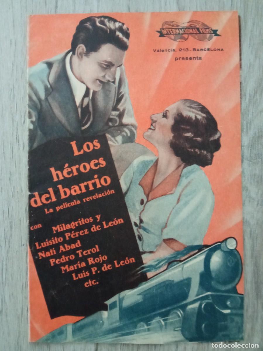 Cine: LOS HEROES DEL BARRIO, CINEMA ESPA&Ntilde;A, MUCHAMIEL, ALICANTE, 1937
