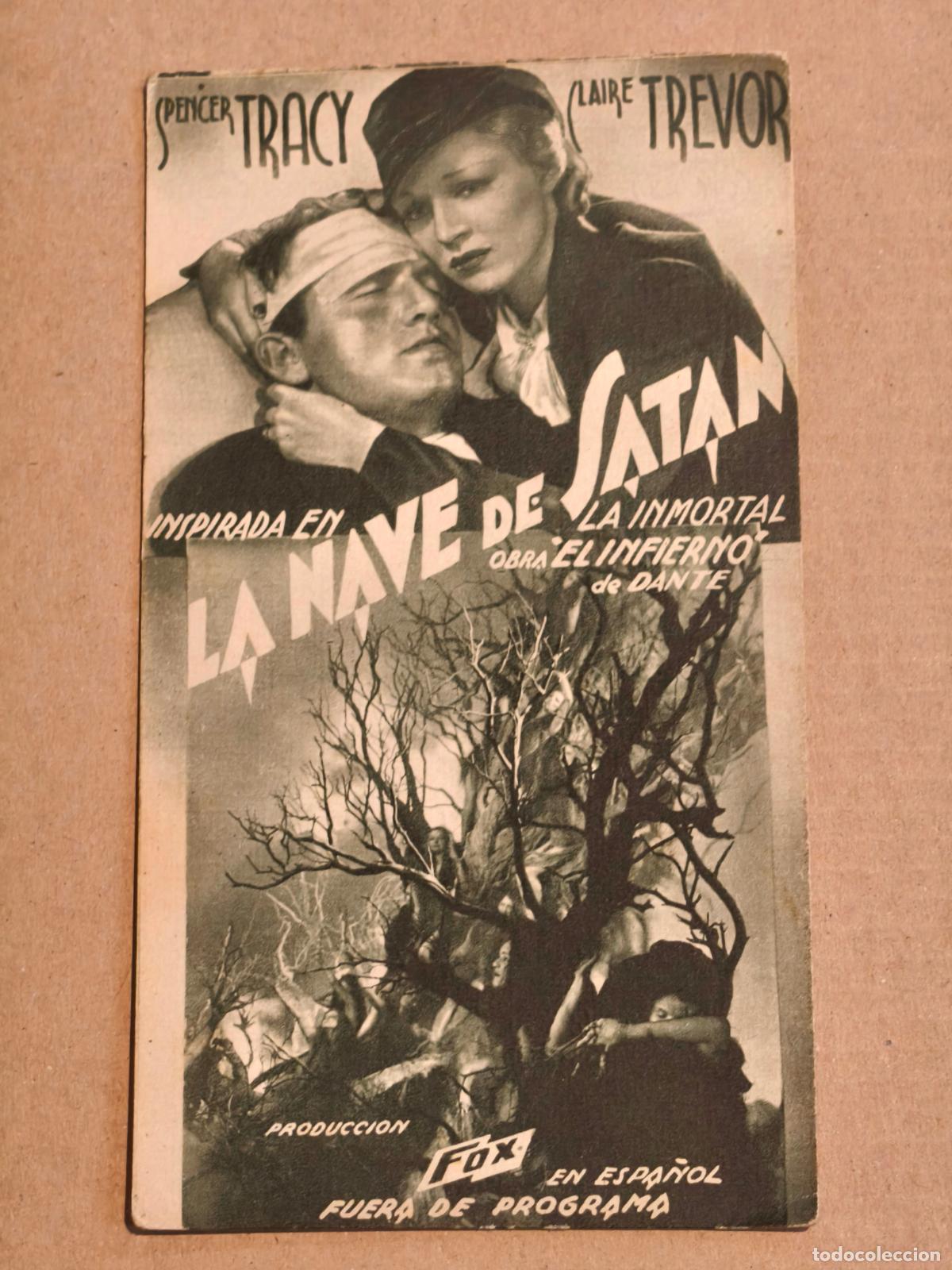 Cine: LA NAVE DE SATAN PROGRAMA TROQUELADO