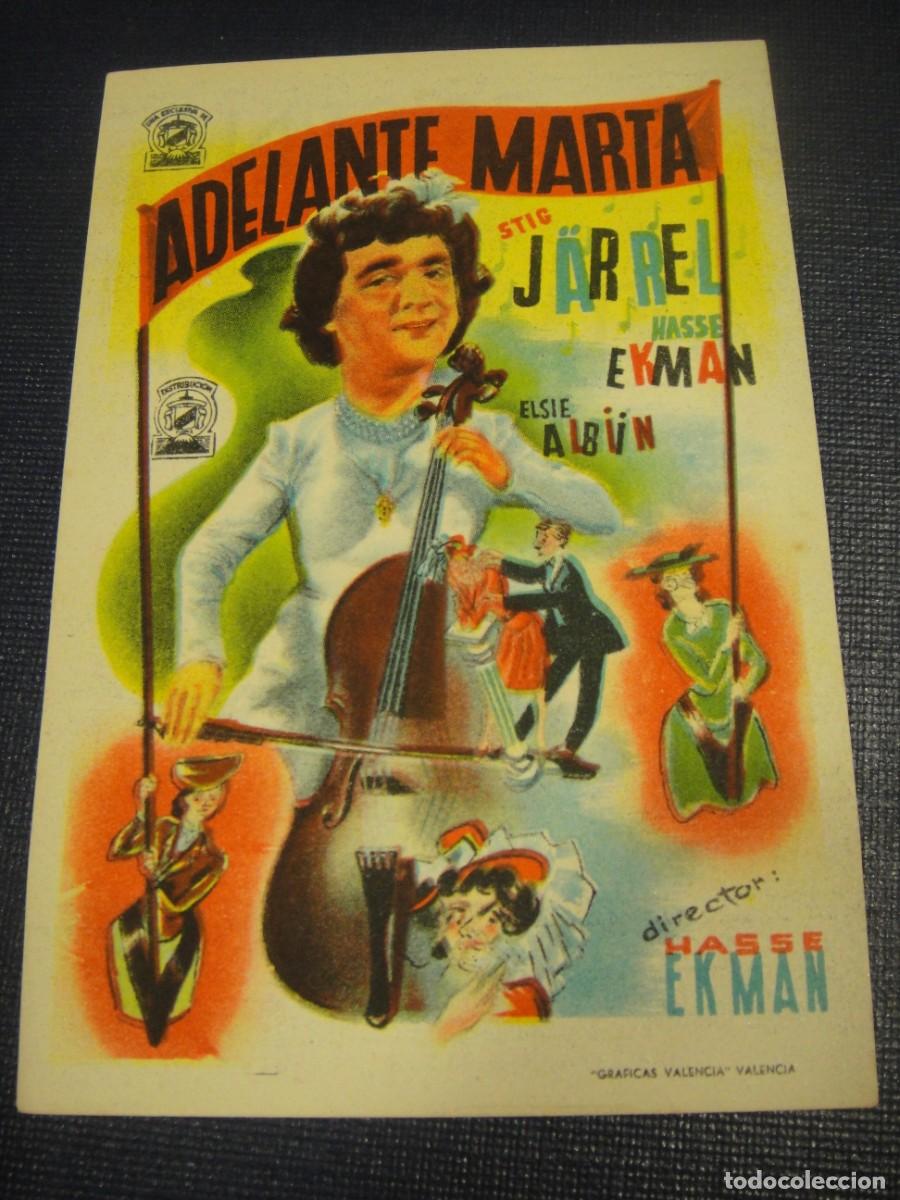 Cine: adelante marta - folleto de mano , publicidad cine cristina