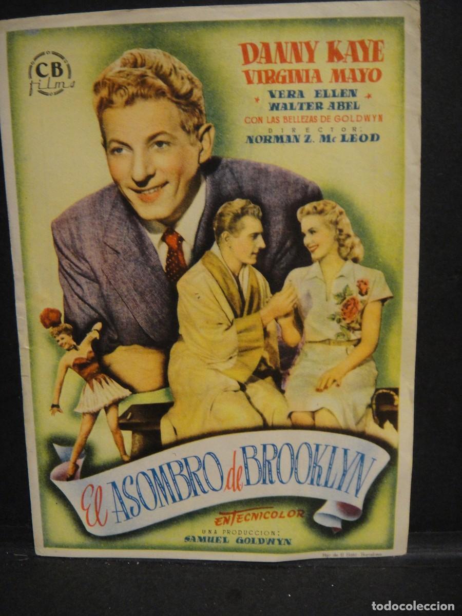 Cine: el asombro de brooklyn - folleto de mano , publicidad cine carrion , valladolid