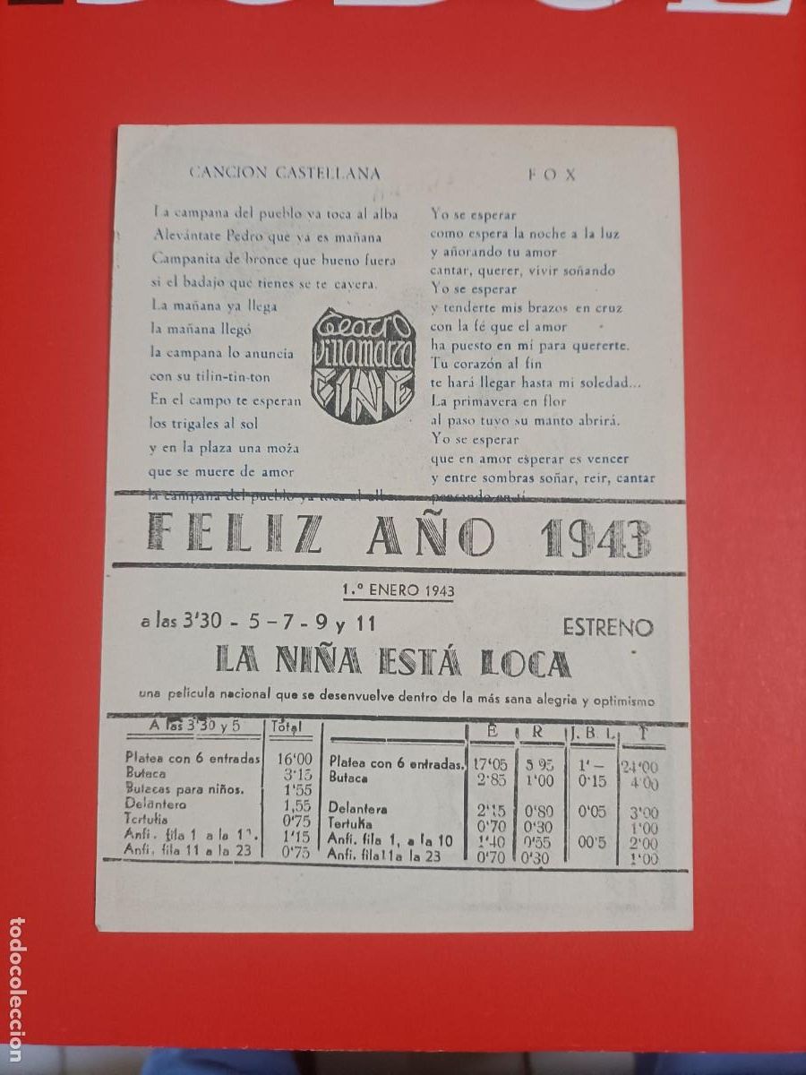 Cine: LA NI&Ntilde;A EST&Aacute; LOCA. JOSITA HERN&Aacute;N. C/P. TEATRO CINE VILLAMARTA. EST&Aacute; NUEVO.