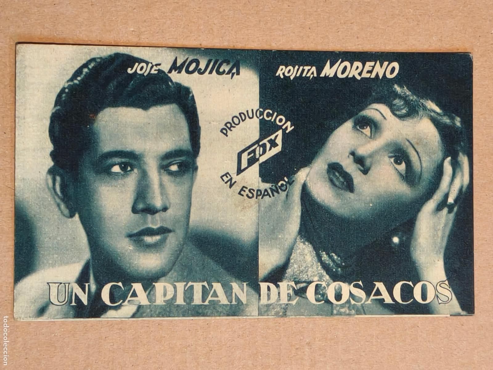 Cine: EL CAPIT&Aacute;N DE COSACOS PROGRAMA DE CINE 1934
