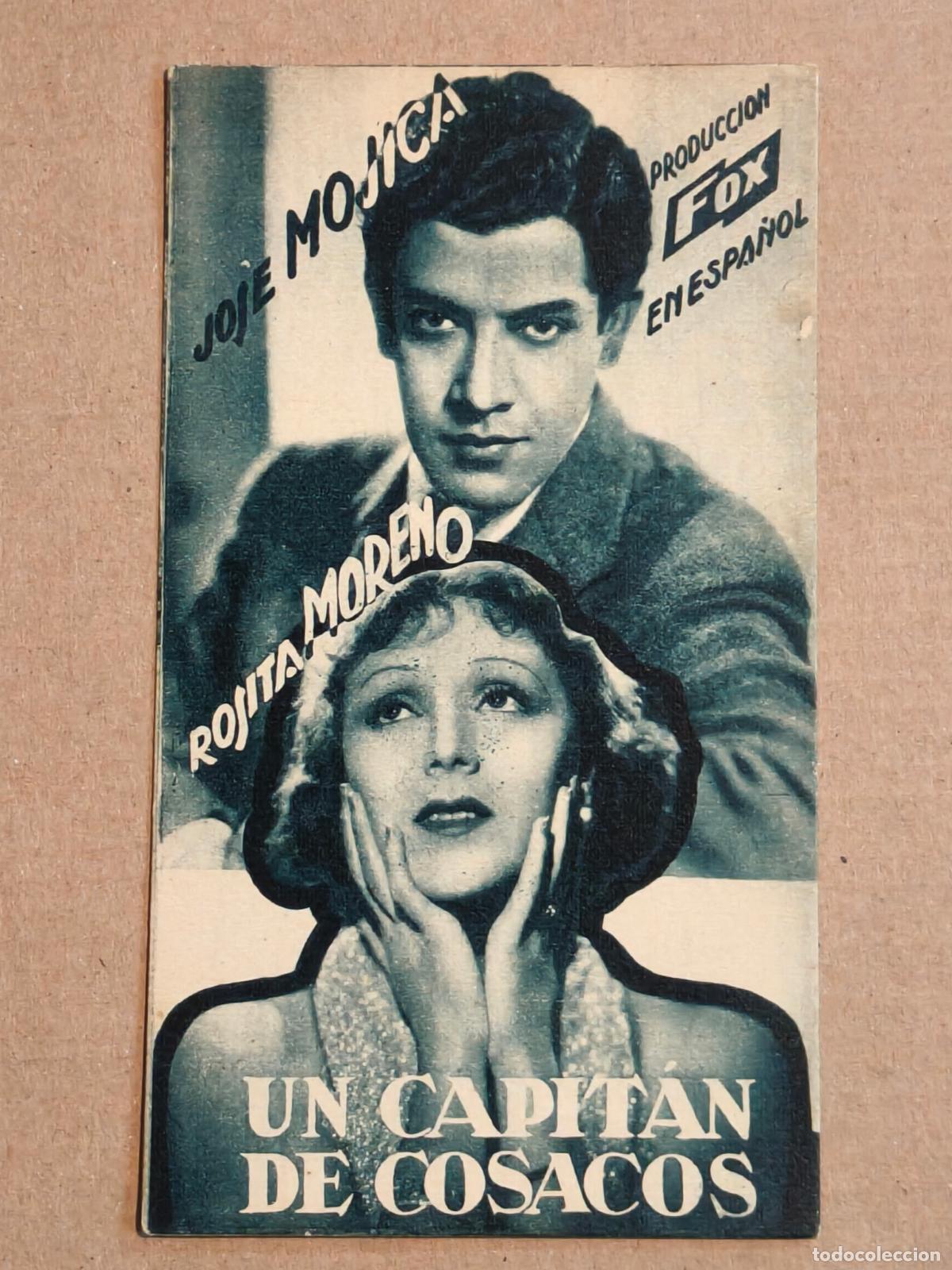 Cine: UN CAPIT&Aacute;N DE COSACOS PROGRAMA DE CINE 1934