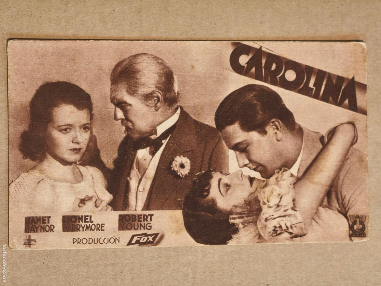 Cine: CAROLINA PROGRAMA DE CINE 1934