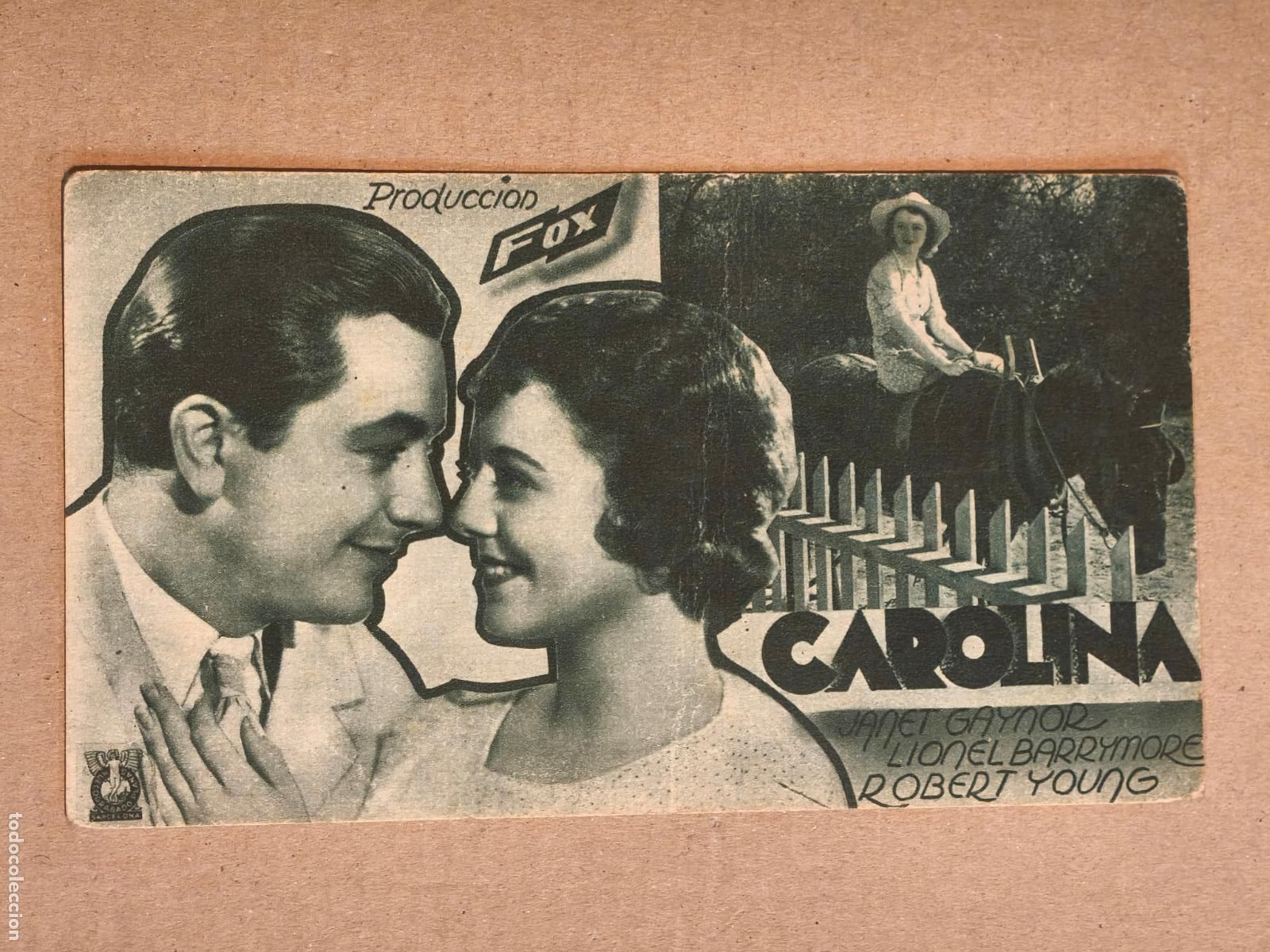 Cine: CAROLINA PROGRAMA DE CINE 1934