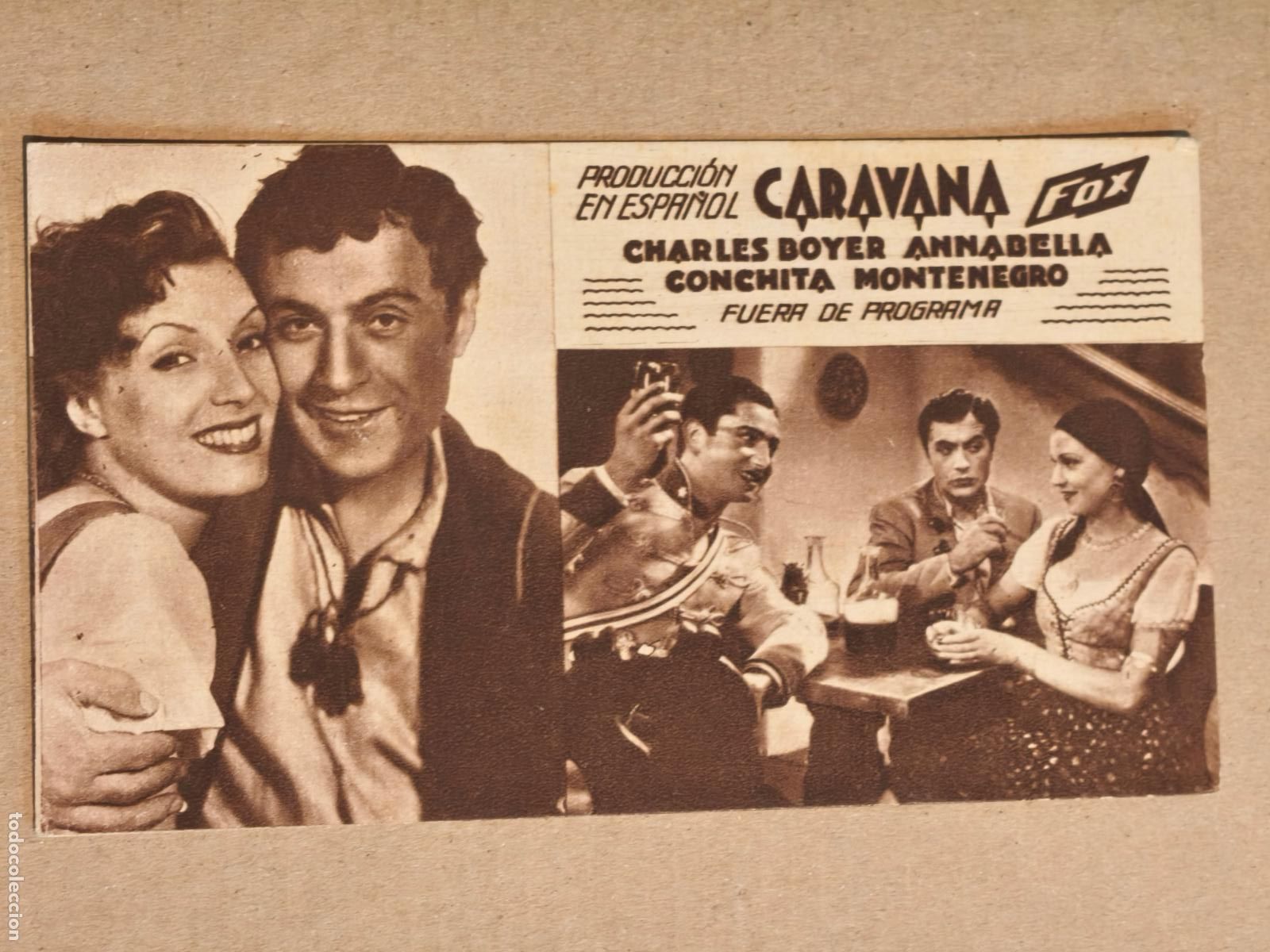 Cine: CHARLES BOYER CARAVANA PROGRAMA DE CINE 1935