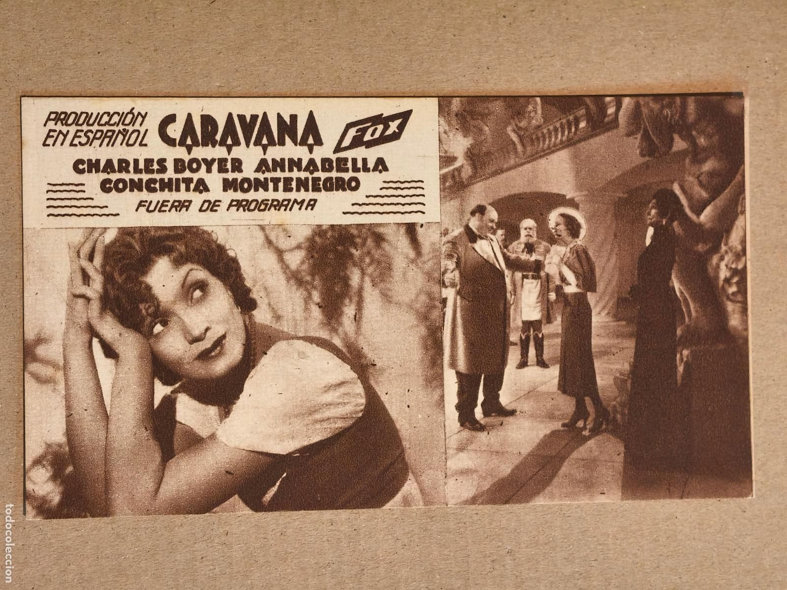 Cine: CHARLES BOYER CARAVANA PROGRAMA DE CINE 1935
