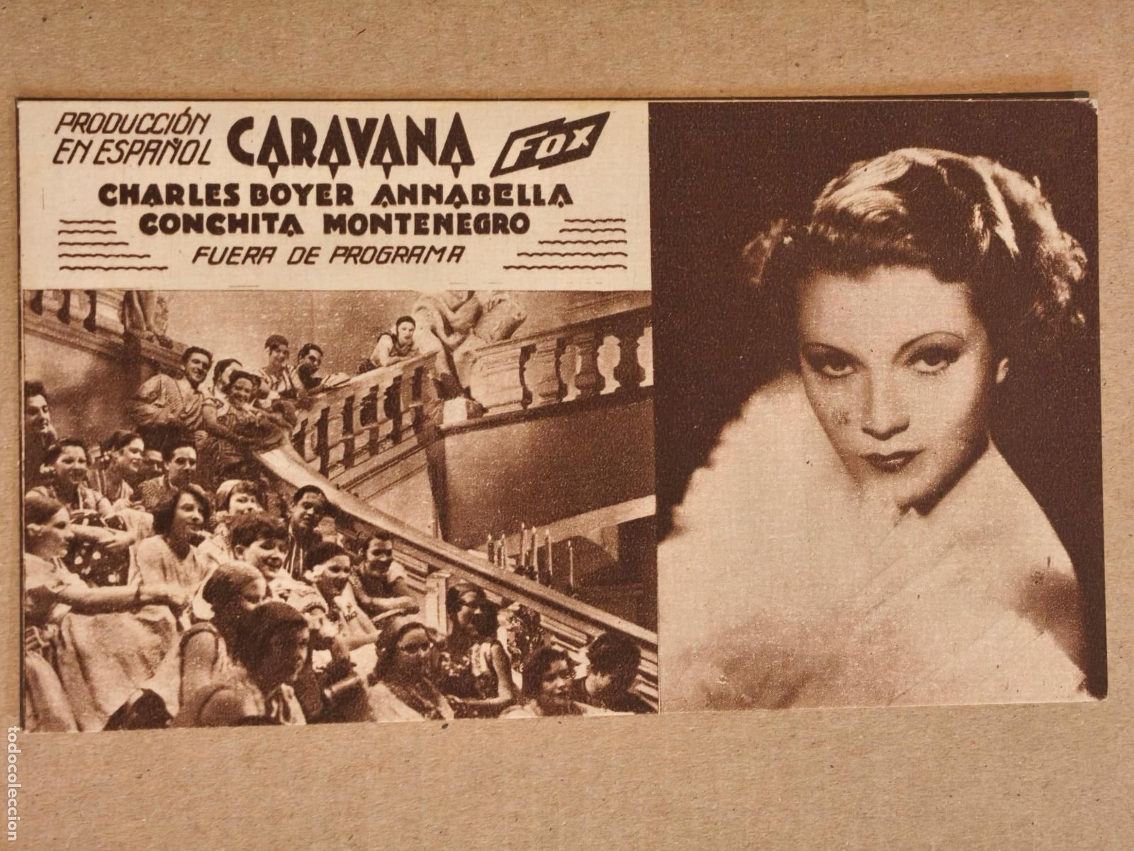 Cine: CHARLES BOYER CARAVANA PROGRAMA DE CINE 1935