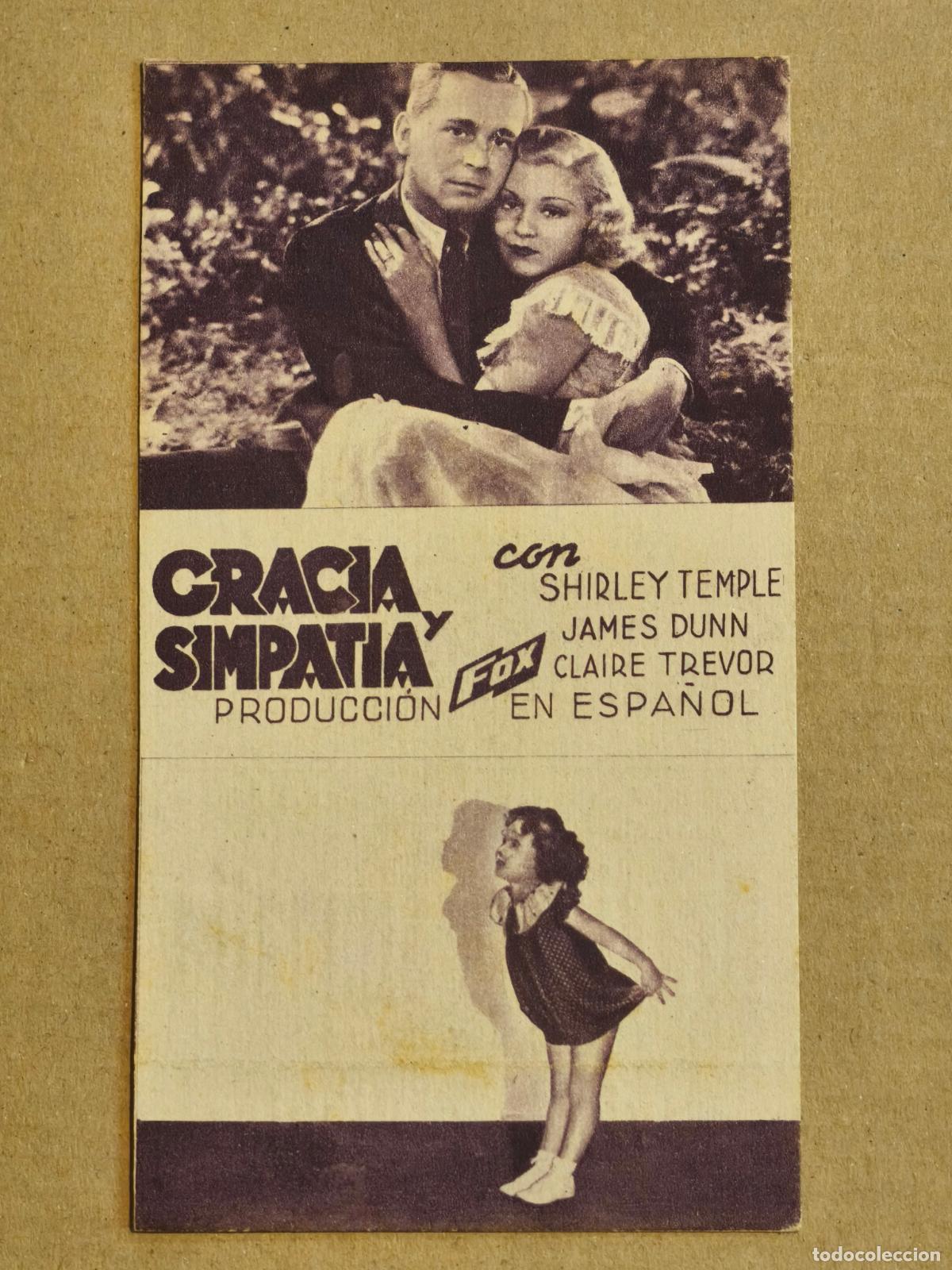 Cine: SHIRLEY TEMPLE GRACIA Y SIMPAT&Iacute;A PROGRAMA DE CINE 1935