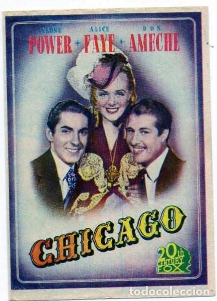 Cine: chicago - folleto de mano doble , publicidad cine espa&ntilde;ol , barbens
