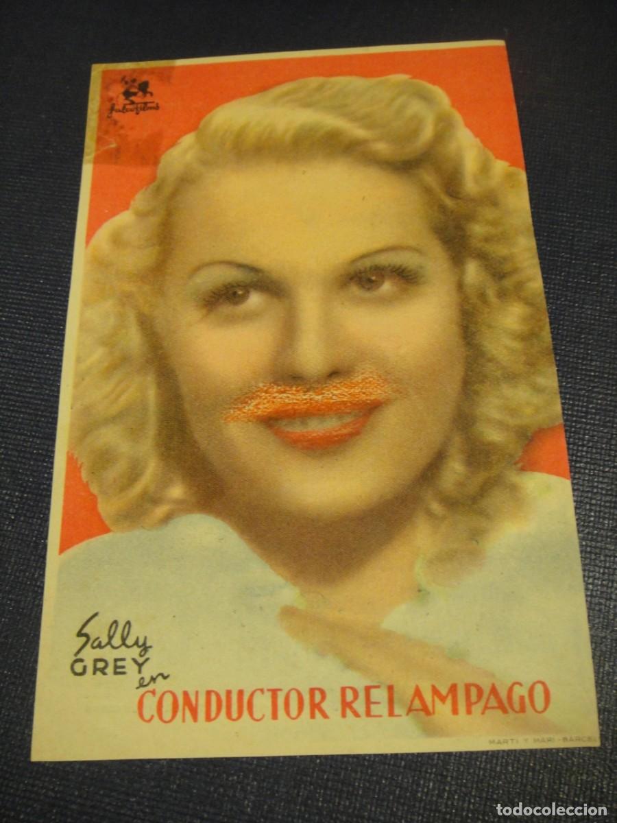 Cine: conductor relampago - folleto de mano , publicidad cine plaza de toros , algeciras