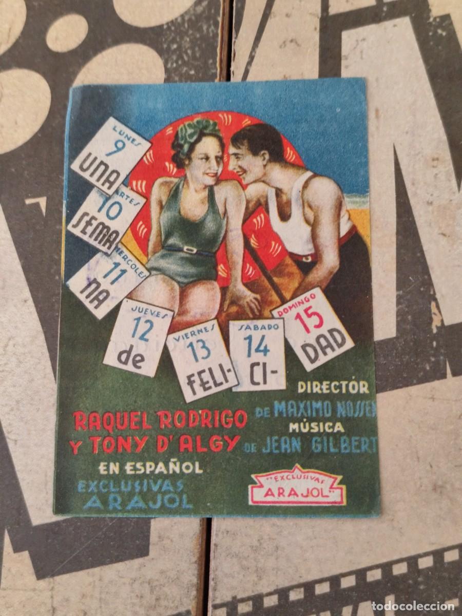 Cine: Una semana de felicidad con publicidad Plaza de Toros