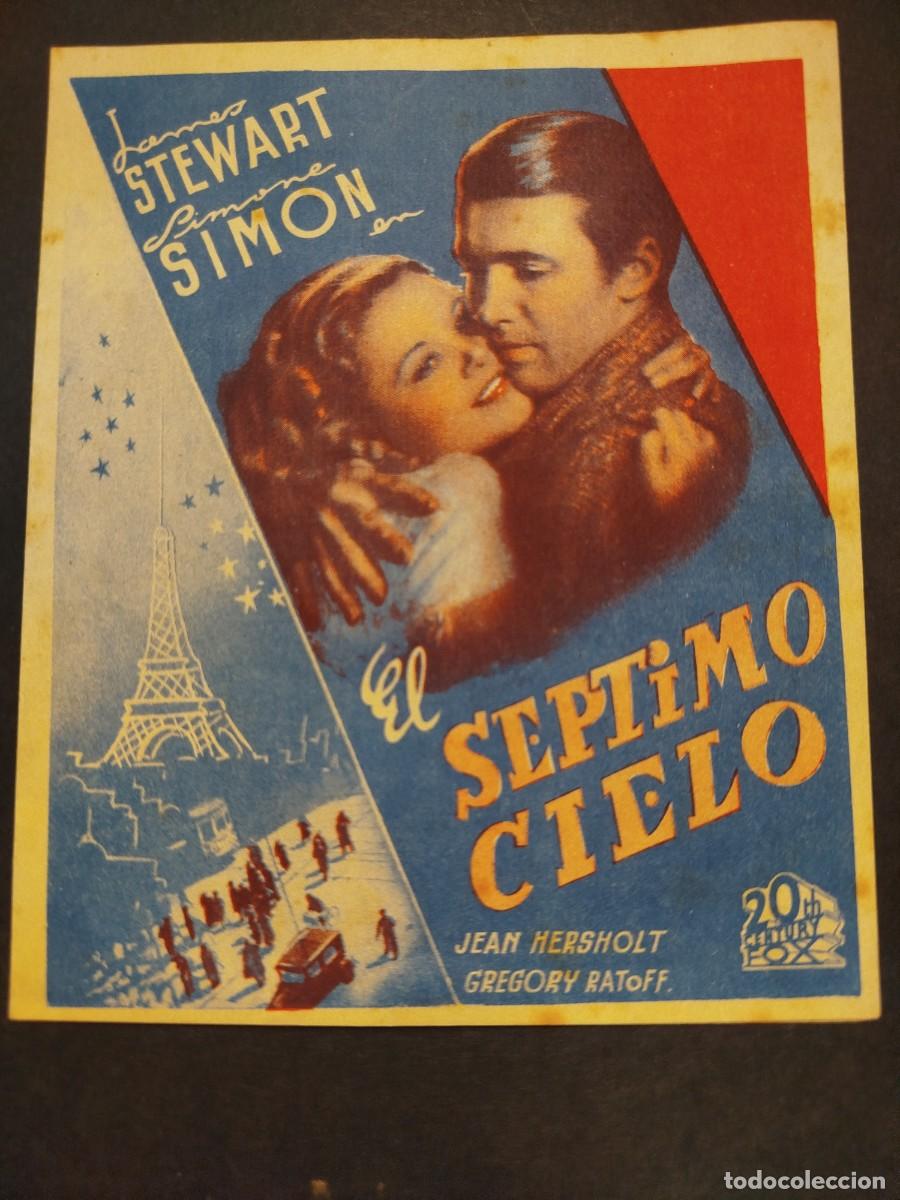 Cine: EL S&Eacute;PTIMO CIELO FOLLETO DE MANO 1943