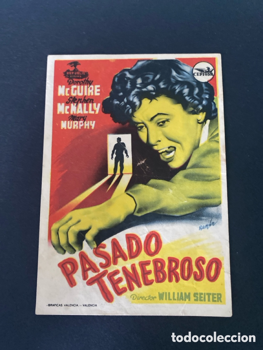 Cine: Programa de cine Pasado tenebroso