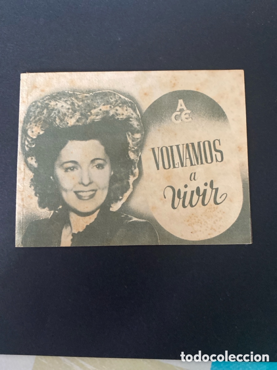 Cine: Programa de cine Volvamos a vivir