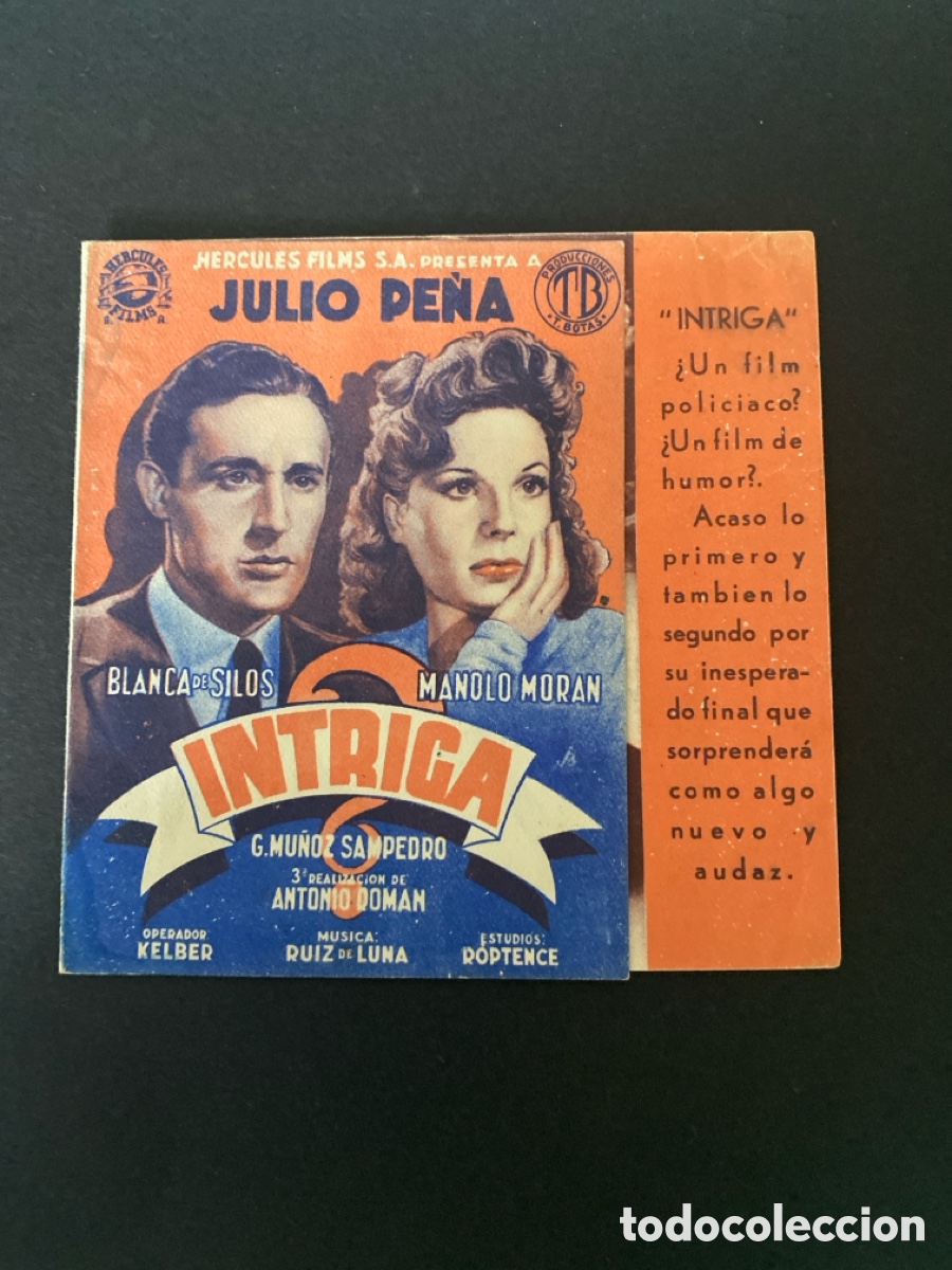 Cine: Programa de cine Intriga