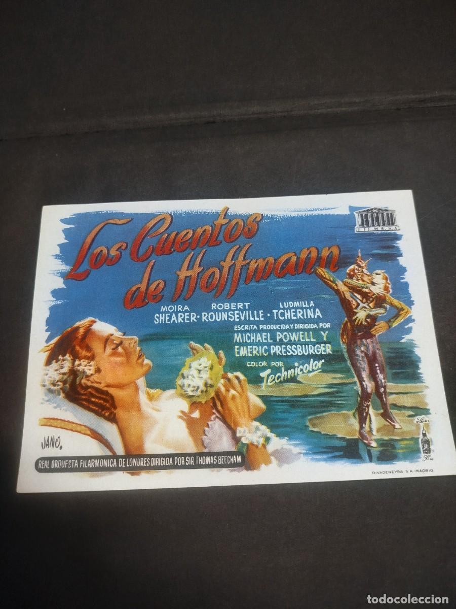 Cine: LOS CUENTOS DE HOFFMANN FOLLETO DE MANO 1954