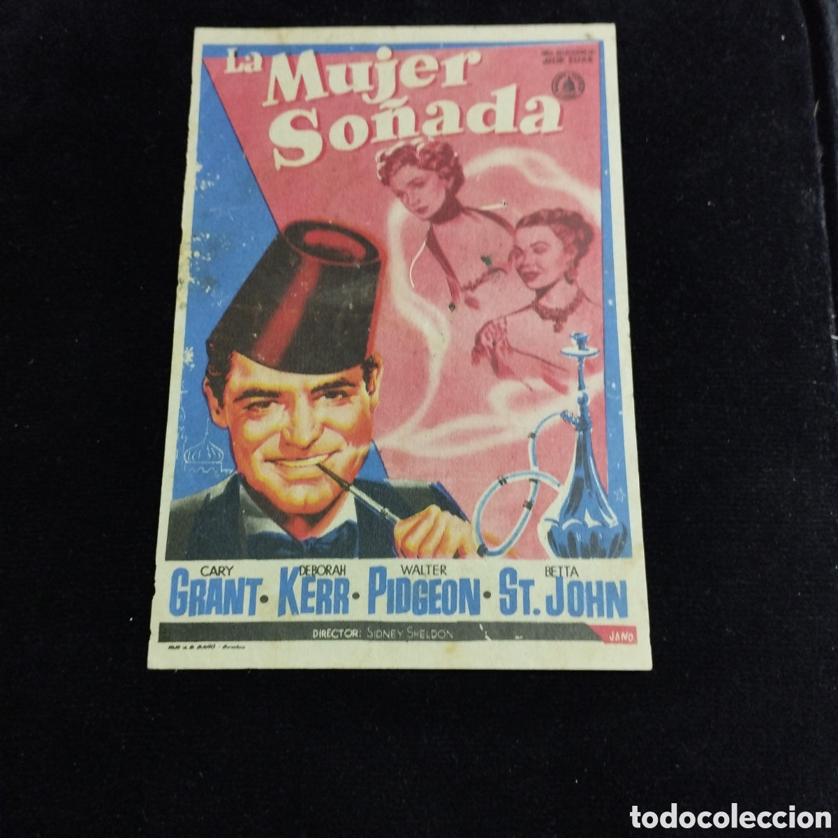 Cine: Programa de cine, sencillo. La mujer so&ntilde;ada. Cary Grant. Deborah Kerr. 1956. Monumental y Moderno