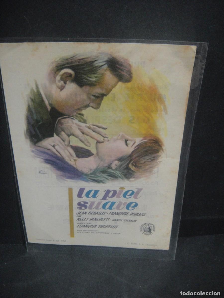 Cine: la piel suave, folleto de mano , publicidad principal cinema , san cugat