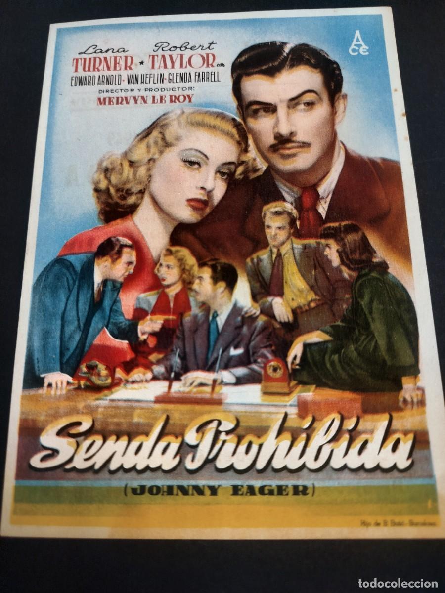 Cine: SENDA PROHIBIDA PROGRAMA DE MANO 1949