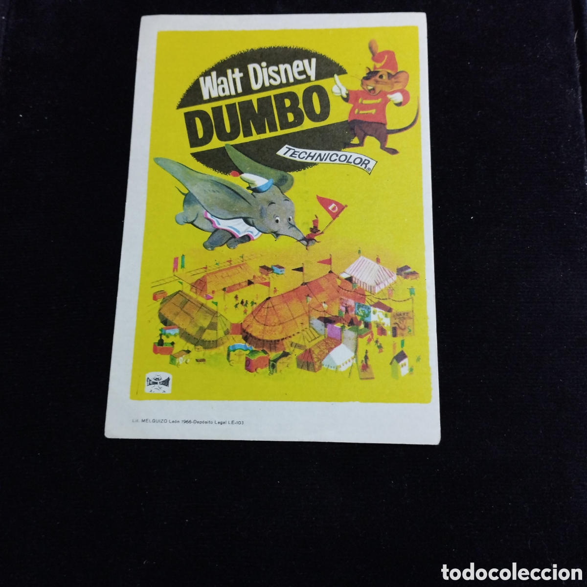 Cine: Programa de cine, sencillo. Dumbo. Walt Disney. Sp