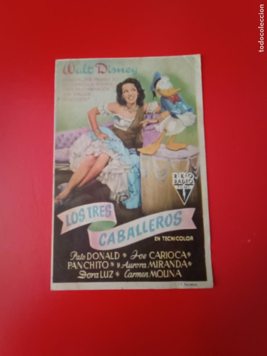 Cinema: PROGRAMA. WALT DISNEY, LOS TRES CABALLEROS, S/P.