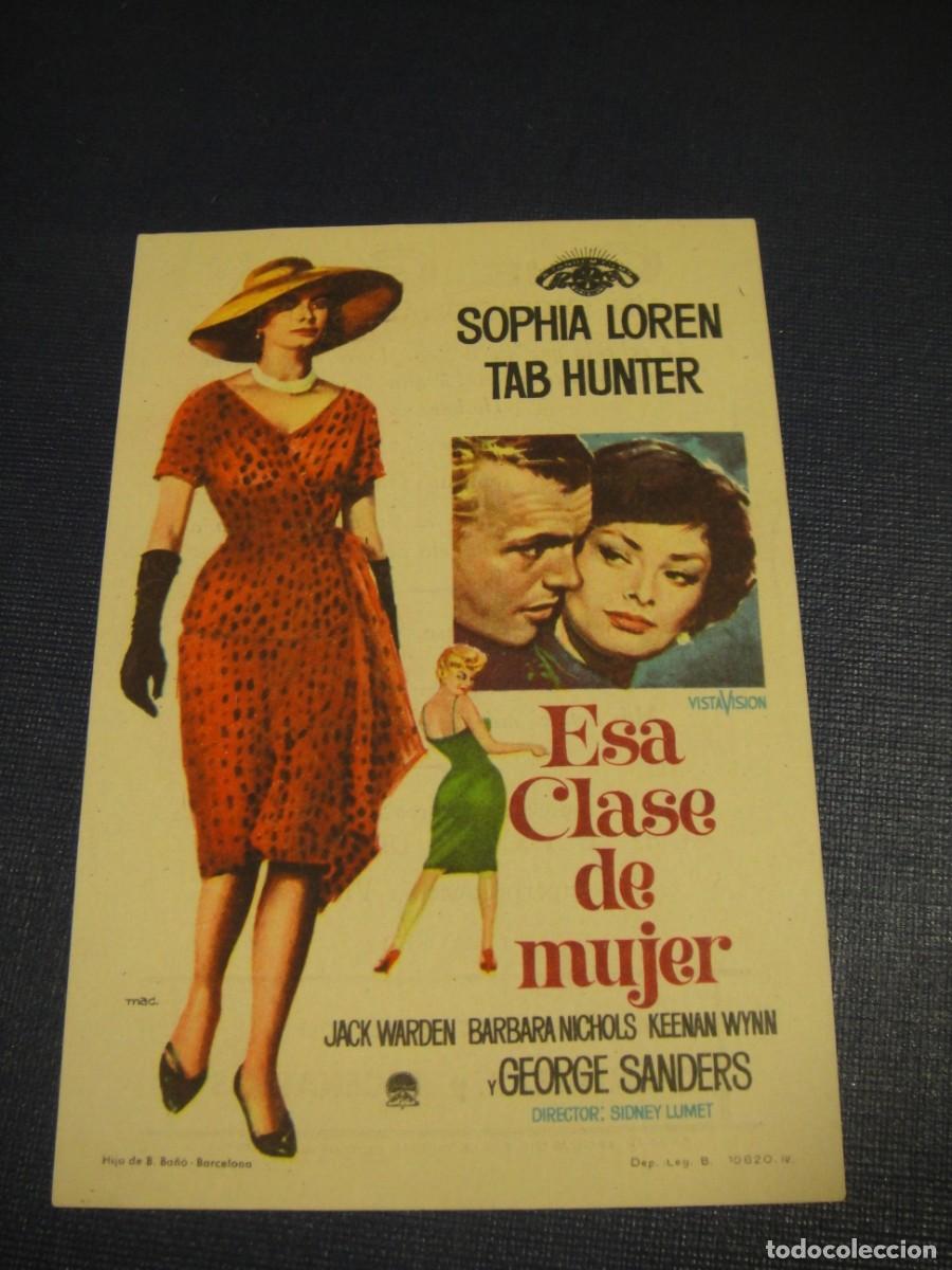 Cine: esa clase de mujer - publicidad cine goya , zaragoza