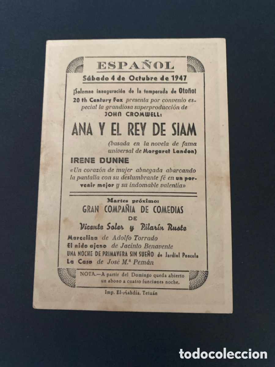 Cine: Programa de cine Ana y el rey de Siam - Foto 2