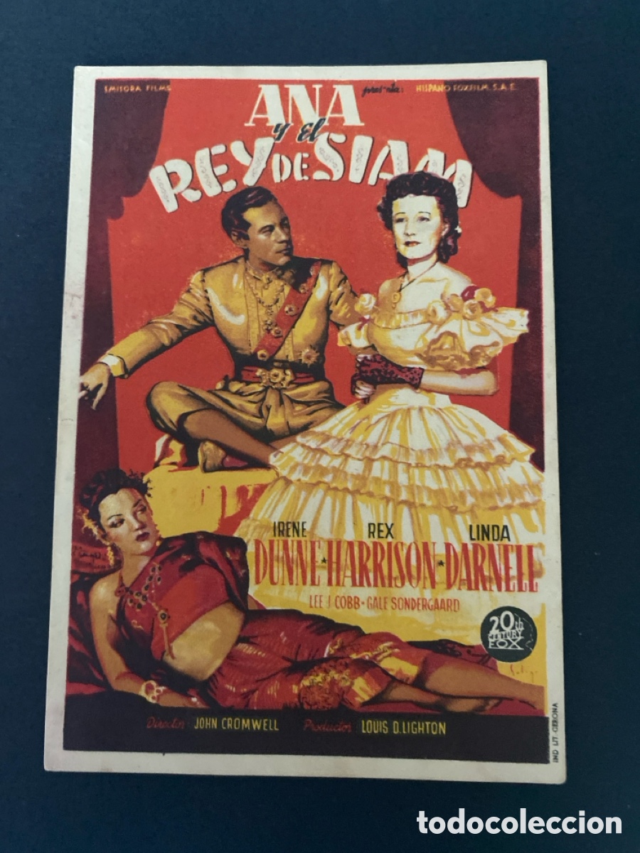 Cine: Programa de cine Ana y el rey de Siam