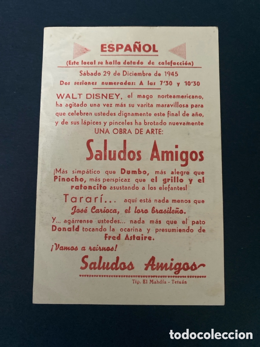 Cine: Programa de cine Saludos amigos - Foto 2