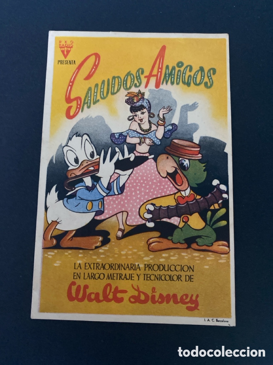 Cine: Programa de cine Saludos amigos