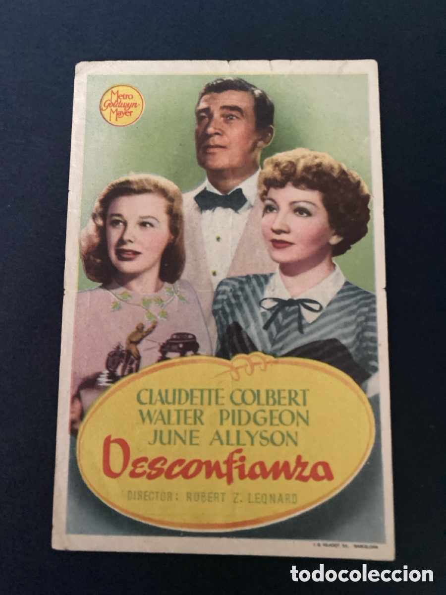 Cine: Programa de cine Desconfianza