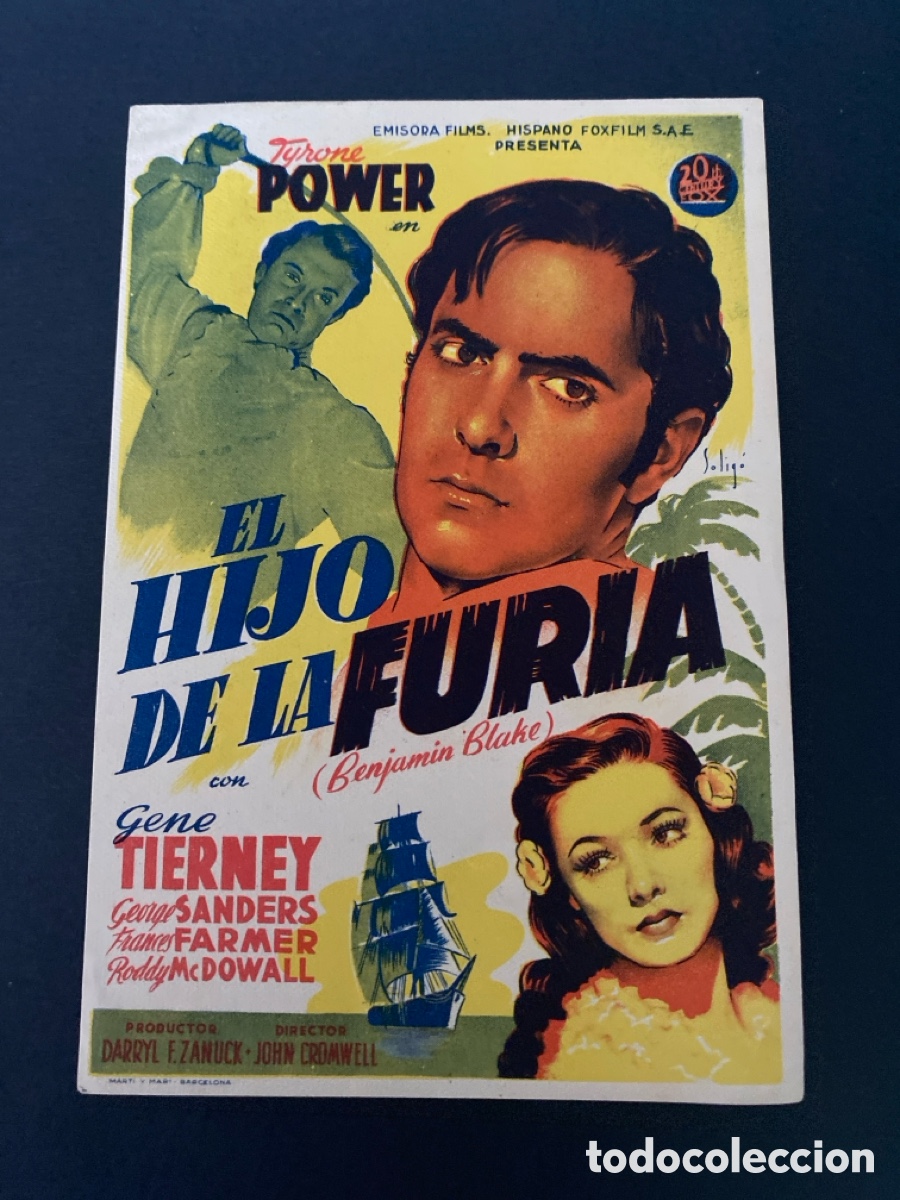 Cine: Programa de cine El hijo de la furia