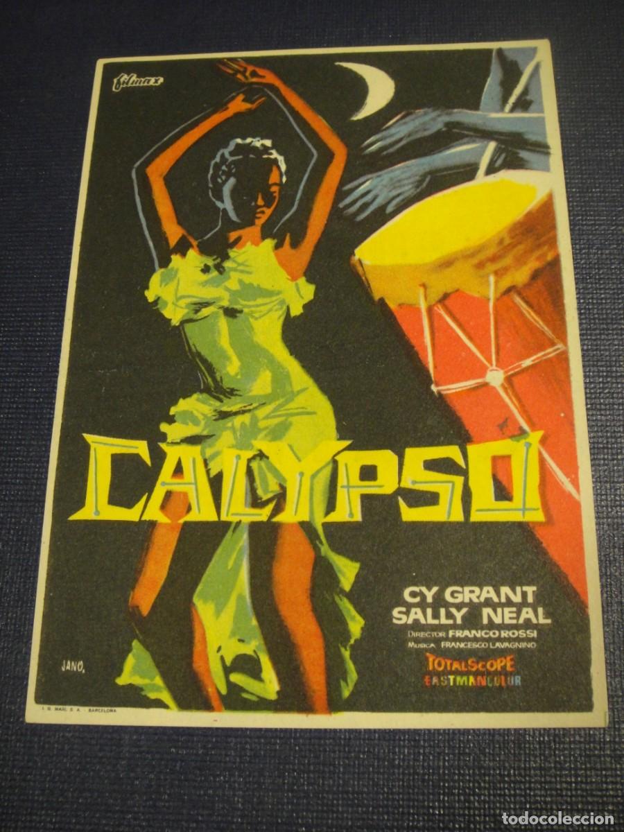Cine: calypso - folleto de mano - publicidad cine avenida