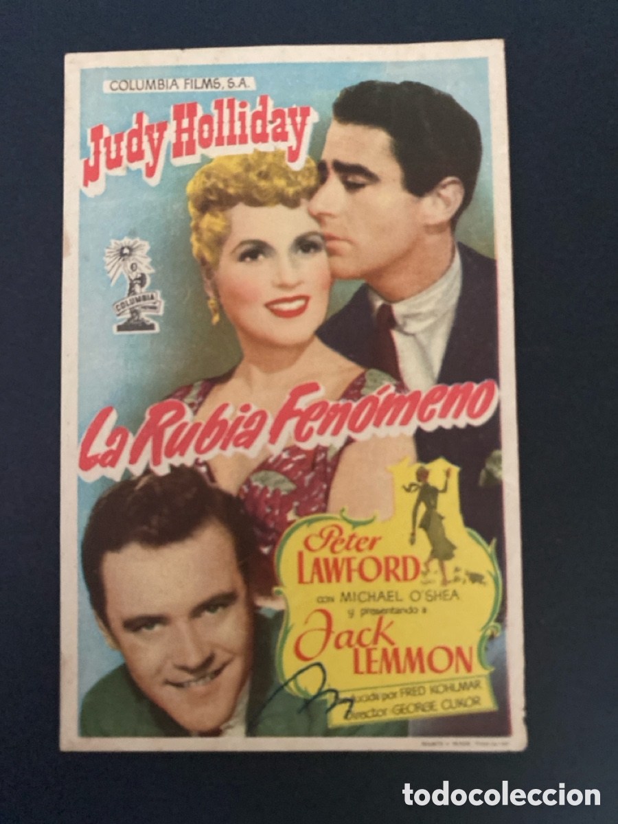 Cine: Programa de cine La rubia fen&oacute;meno