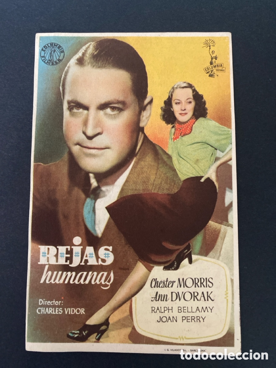 Cine: Programa de cine Rejas humanas