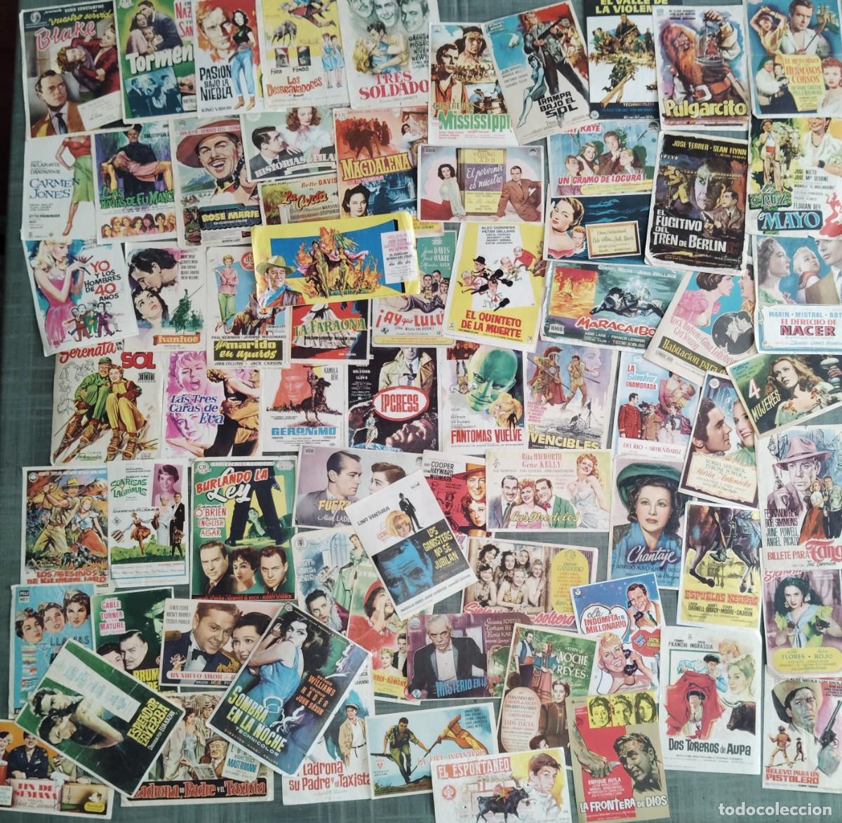 Cine: FOLLETOS DE MANO. CINE. LOTE 70 UNIDADES. ENVIO CERTIFICADO INCLUIDO EN EL PRECIO.
