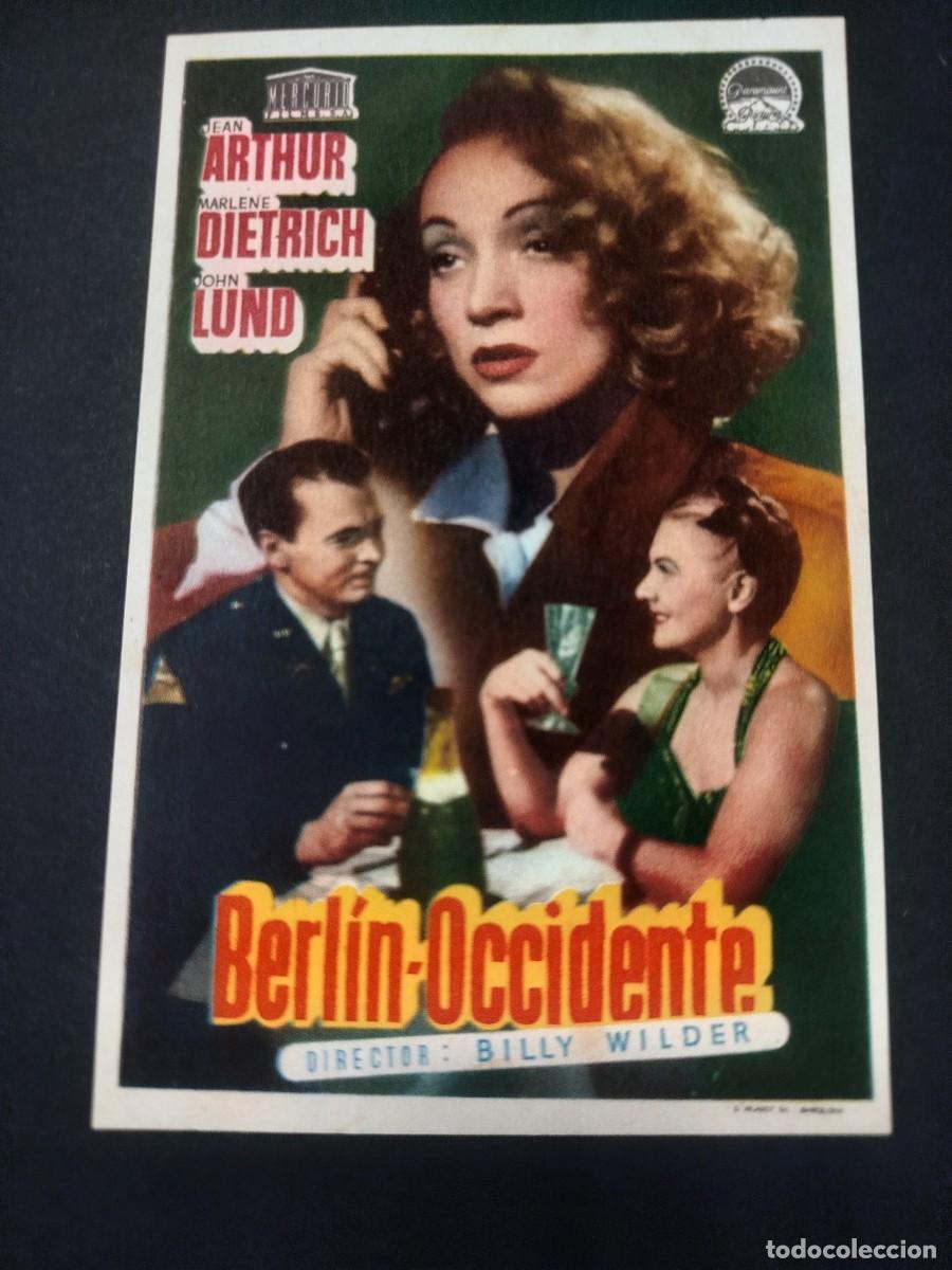 Cine: BERL&Iacute;N -OCCIDENTE PROGRAMA DE MANO - Foto 1