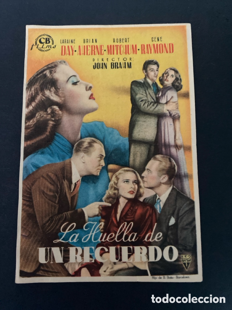 Cine: Programa de cine La huella de un recuerdo