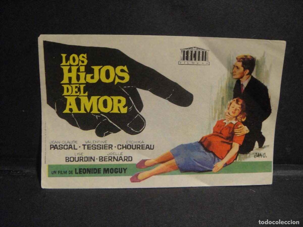 Cine: los hijos del amor - folleto de mano - sin publicidad de cine