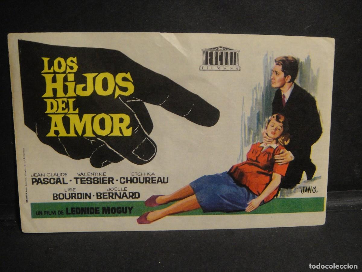 Cine: los hijos del amor - folleto de mano - sin publicidad de cine