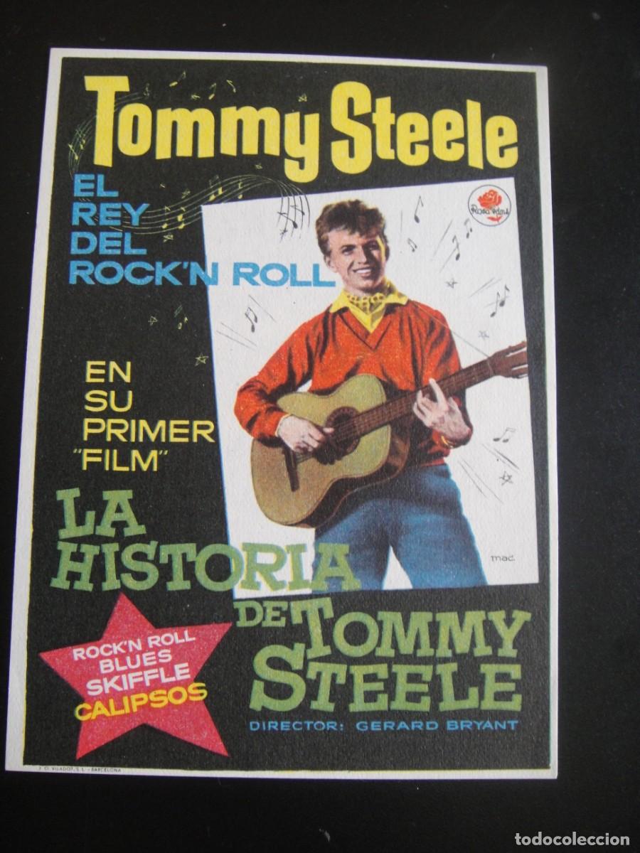 Cine: la historia de tommy steele - folleto de mano - sin publicidad de cine