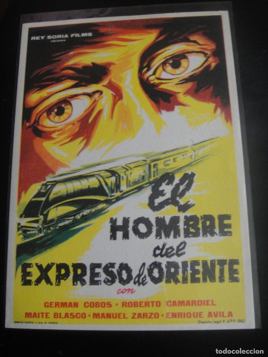 Cine: el hombre del expreso de oriente - folleto de mano - sin publicidad de cine