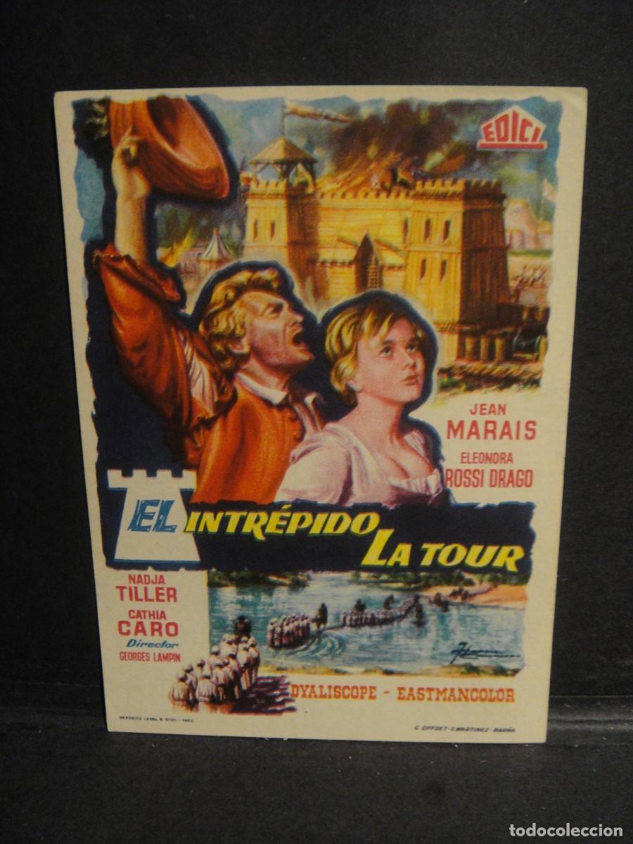 Cine: el intrepido la tour - folleto de mano - sin publicidad de cine